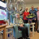 Ernest ‘Ernie’ Buckley marked his 100th birthday with family and friends at Foxby Court Residential Care Home