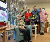 Ernest ‘Ernie’ Buckley marked his 100th birthday with family and friends at Foxby Court Residential Care Home