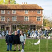 Warwick Davis and family at Aubourn Hall and Gardens