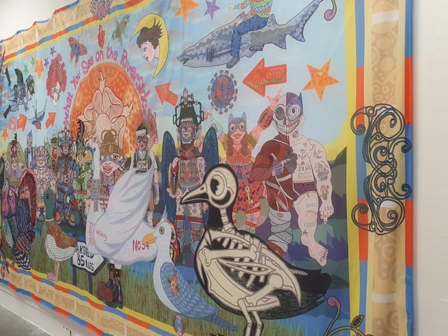 Jason's piece created especially for The Hub in Sleaford.