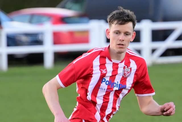 Alfie Vickers scored twice in Saturday’s win. Photo: Rob Savage.