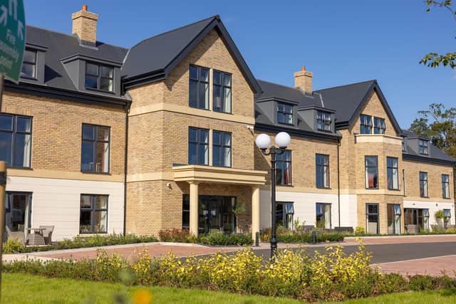 A view of the newly completed Sleaford Manor Care Home.