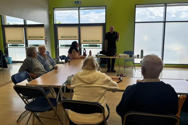 Marko delivering an Ageless & Agile session at Meridian Leisure Centre, Louth