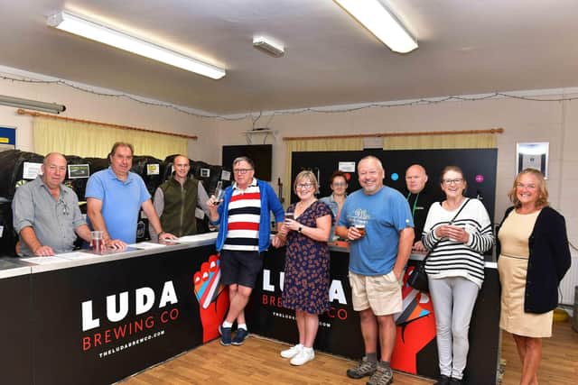 Organisers and volunteers at Horncastle Beer Festival. Photos: Mick Fox