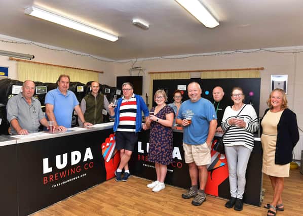 Organisers and volunteers at Horncastle Beer Festival. Photos: Mick Fox