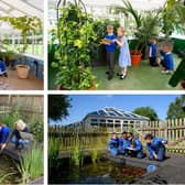 The Coronation Gardens at Kirton Primary School.