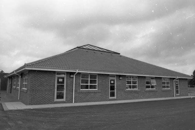 For many years, it had been the aim of headteacher Mary Webb to replace the mobile classrooms with permanant, purpose-built rooms for the teaching of French.