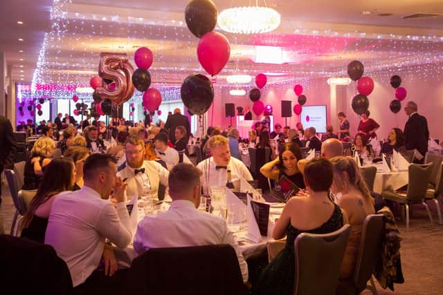 Partygoers at the NHS75 ULH Charity Bal