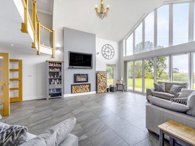 The living area.
