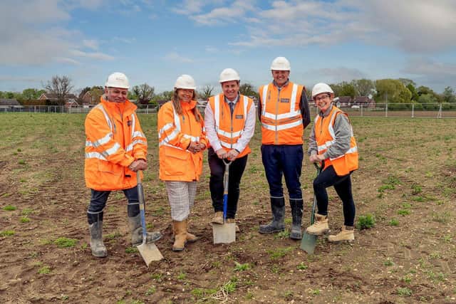 The Chestnut Homes team break ground on Phase 5