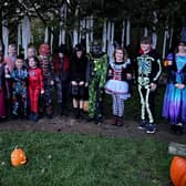 Youngsters dressed up for the pumpkin trail at Walcott Primary School. Photo: supplied