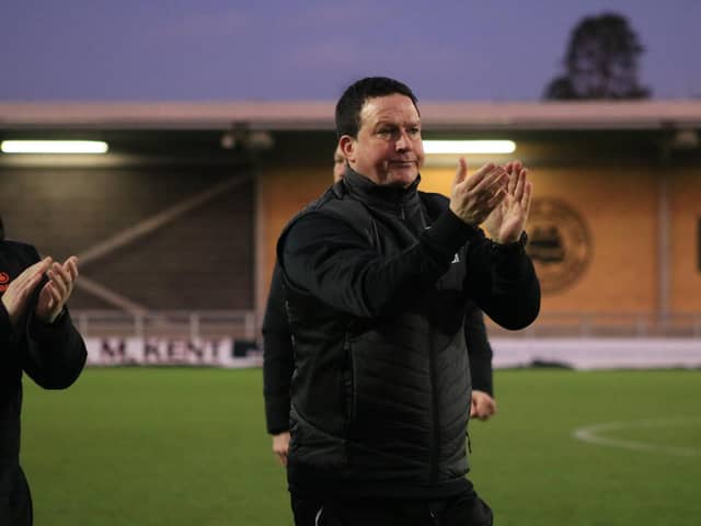 Paul Cox is happy with where Boston United are at right now - with season tickets selling well and the mood high amongst the squad.
