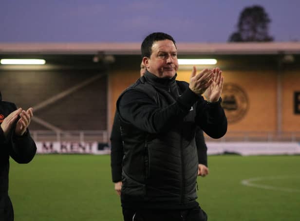 Paul Cox is happy with where Boston United are at right now - with season tickets selling well and the mood high amongst the squad.