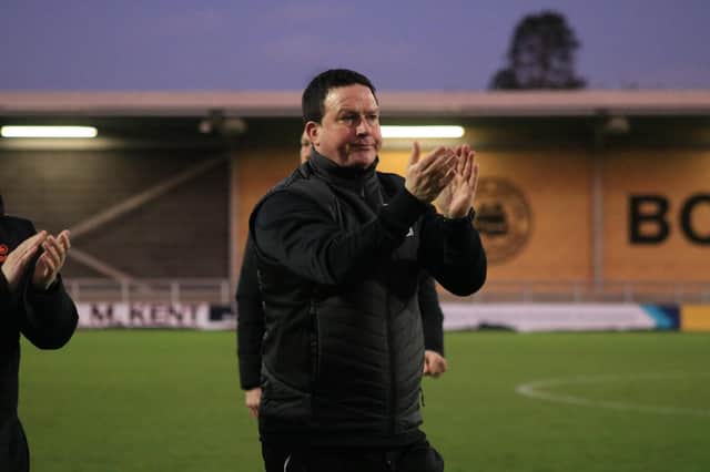 Paul Cox is happy with where Boston United are at right now - with season tickets selling well and the mood high amongst the squad.