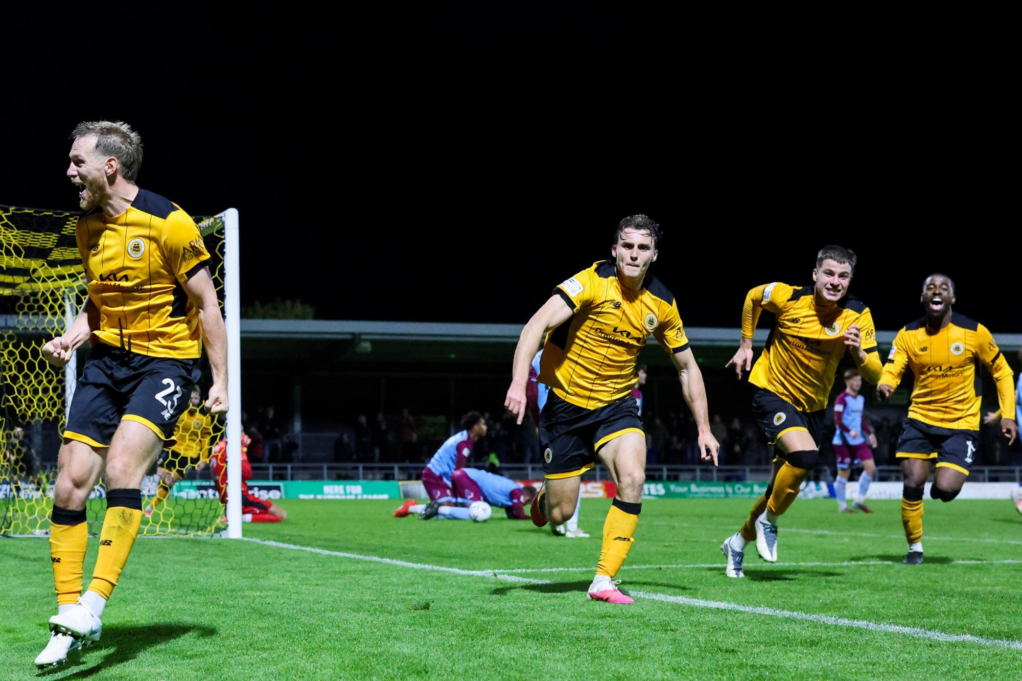 Win is weight off shoulders admits Boston United two-goal hero Cursons