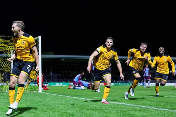 Boston snatch win at the death against Gateshead. Pic by Chris Bray