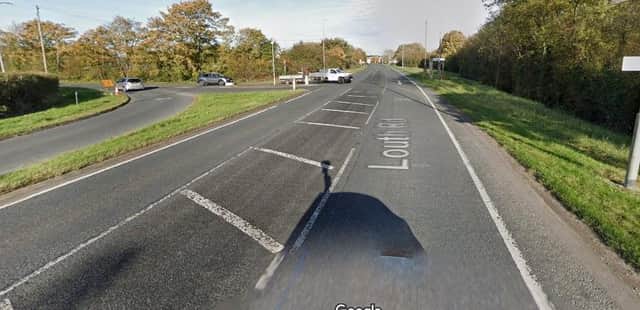 The A16's Cheapside junction near Tetney.