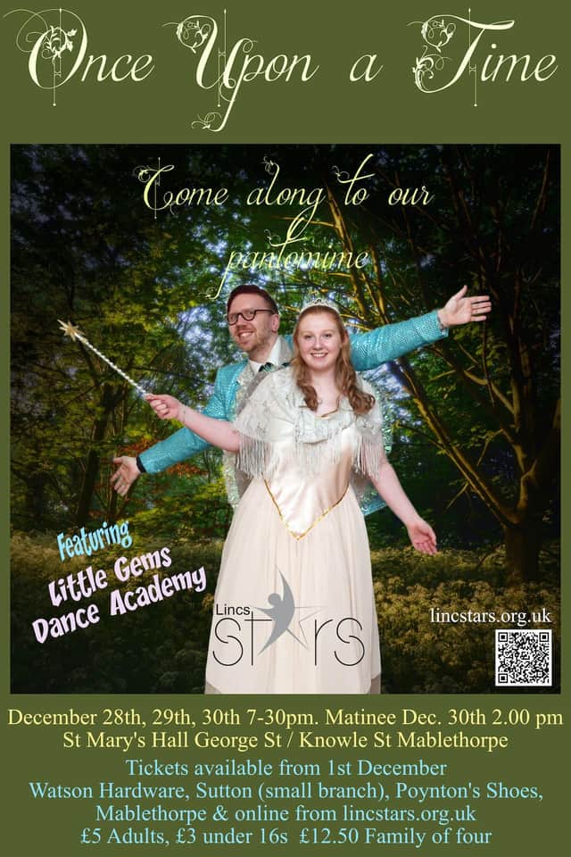 STARS pantomime poster.