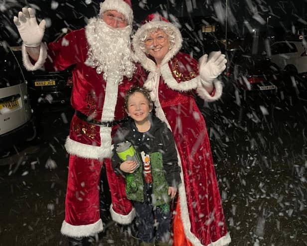 The Freemasons' donation helped make Christmas special for those supported by bereavement charity