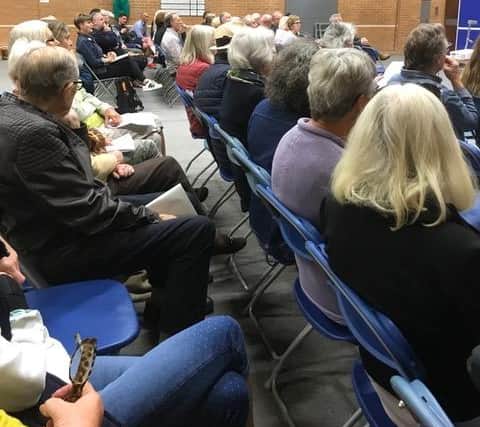 A photo taken at Wednesday's meeting.