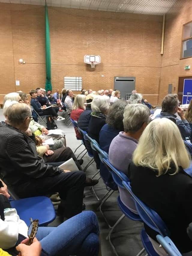 A photo taken at Wednesday's meeting.