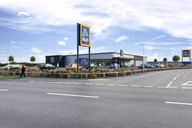 What the Aldi store planned for Horncastle's Spilsby Road would look like. Image: Aldi