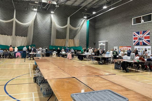 The count underway in East Lindsey.