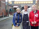 Hannah Cross, of Sleaford, on her visit to the Coronation Street set before she died of cancer. Photo: Make-A-Wish UK