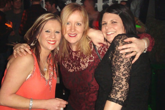 A trio that appeared in the Louth Leader's Big Night Out feature.