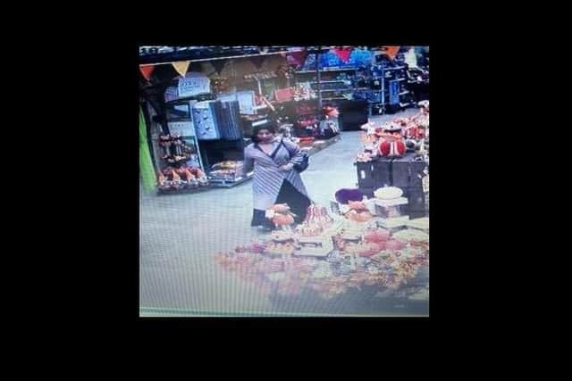 One of the two CCTV images released by Lincolnshire Police.