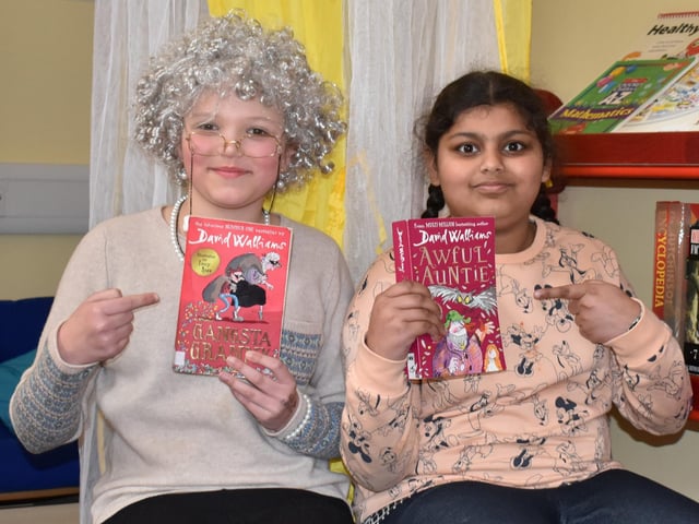 Colourful characters from World Book Day.