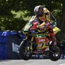 Peter Hickman speeds around the TT course this week. Photo by Isle of Man TT.
