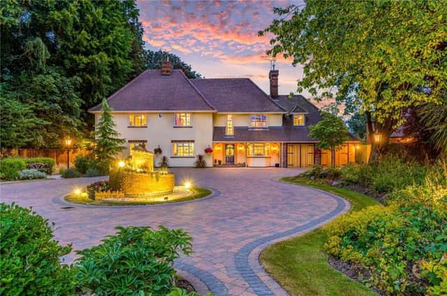 The front of the property.