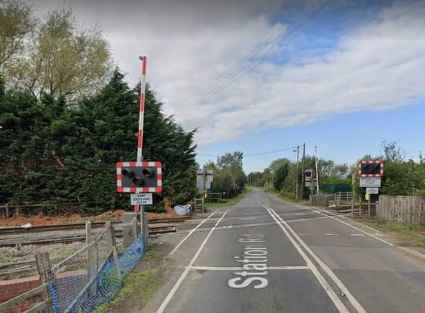 The Station Road crossing. Image by Google