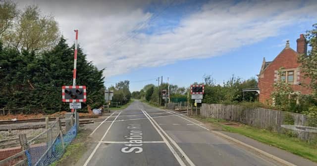 The Station Road crossing. Image by Google