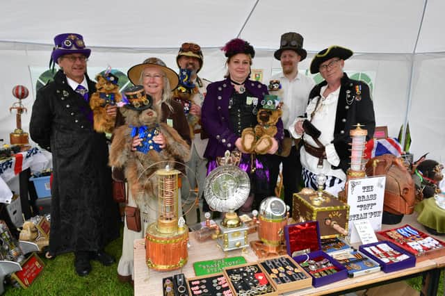 L-R Captain Ed Nought, Brenda Crouch, Captain Nathaniel Tennyson Skirmish, Emma Crawford, Roger Bennett, Jeremiah A Trick,