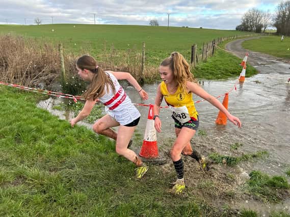 It was a tough course for runners after heavy recent rain.
