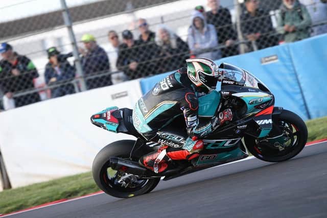 Peter Hickman at Donington Park - photo by Dave Yeomans.