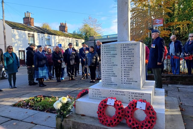 The national two-minute silence was observed