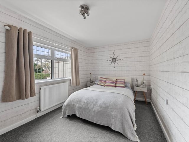 The annexe's bedroom.