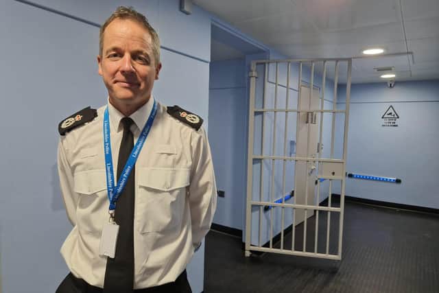 Chief Constable Paul Gibson has opened the new custody suite at Skegness Police Station.