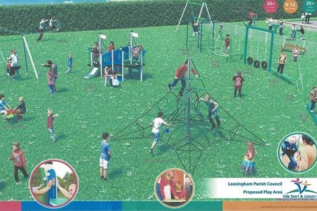 Vision for extended part of park