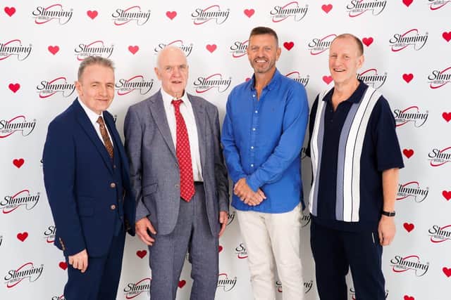 Mark Holland, Kevin Yearnshire, Lee Sharpe and Gary McHugh at the finals