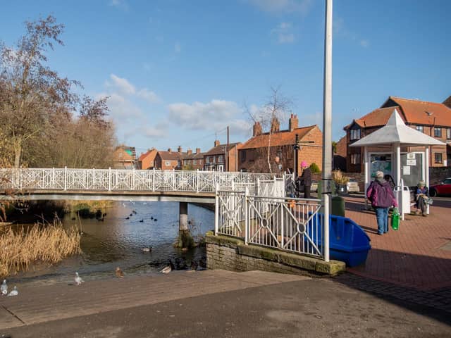 The River Bain on St Lawrence Street/Conging Street in Horncastle.