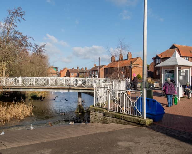 The River Bain on St Lawrence Street/Conging Street in Horncastle.