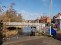 The River Bain on St Lawrence Street/Conging Street in Horncastle.