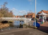 The River Bain on St Lawrence Street/Conging Street in Horncastle.