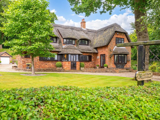 The front of Woodrow Cottage, South Elkington.