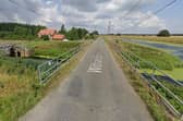 The Skirth Bridge on the Witham Bank road between Tattershall Bridge and Kirkstead Bridge. Photo: Google