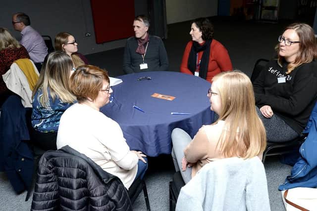 There was the opportunity to network at the presentation.